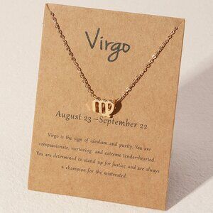 Virgo Zodiac Necklace Stainless steel